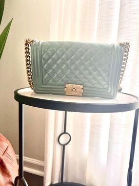 Water Blue Chanel Bag
